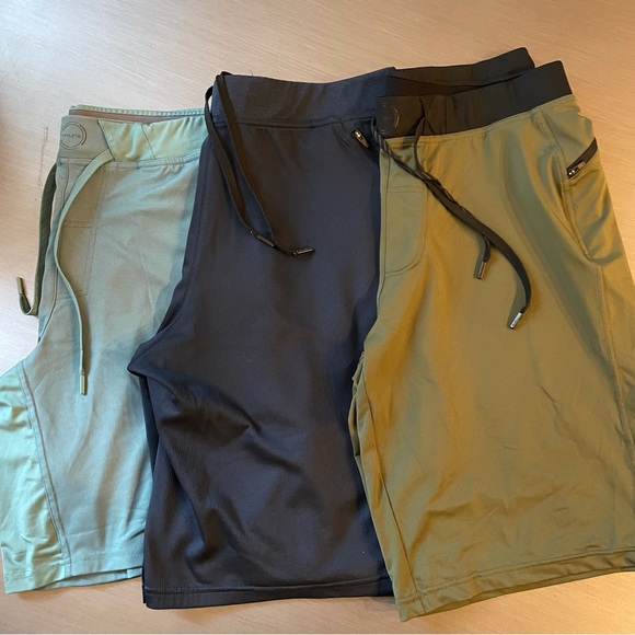 Set/3 Men’s Hylete Shorts - Size Large